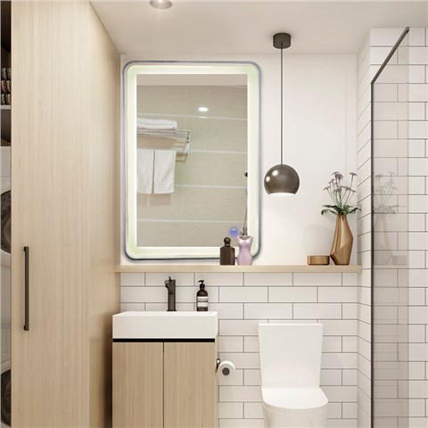 現代鋁材浴室鏡 2019方形